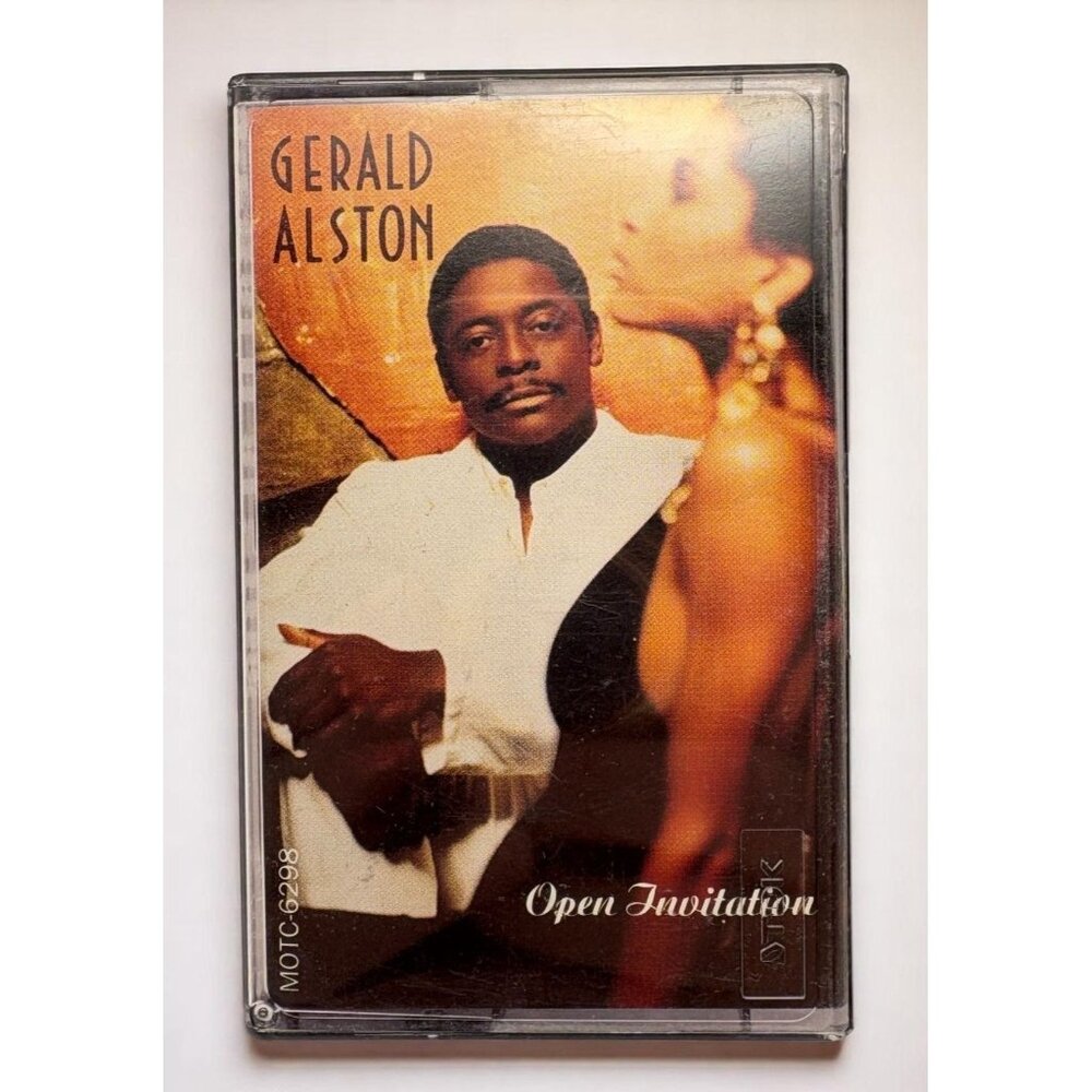 Gerald Alston Open Invitation Cassette Tape R&B Soul 1990 Motown